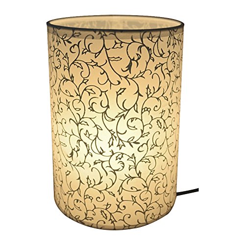 Eastlion Einfache moderne Handbuch PVC Feuerbeständige Strahler Shade für Tischleuchte, Wandleuchte, Nachttischlampe, Anhänger mit E27 Lampenhalter Lampenschirm painting2