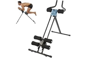 GYMFORM Macchina per addominali AB Generator, allenamento completo, allenamento funzionale per addominali, braccia, gambe, cardio + fitness, Attrezzo Fitness