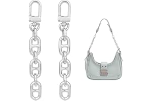 UNICRAFTALE 2 Pcs Bolsa Extensor Cadena Aleación Mariner Link Monedero Correa Extensor para Bolso de Hombro Platino 11cm Cadena Correa Extensor Reemplazo Accesorio Bolsa Cadena Correas