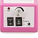 Flylink Professional 10W ZS-303 Electric Nail Drill Electric File Acrylics Salon Equipment for Both Pedicure and Manicure (Pink)