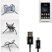 Produktbild Tischständer mit Ladekabel, Ladestation, Dockingstation für Oukitel K6000 Pro, schwarz "Spider". Stativ Autohalterung mit Micro-USB Ladekabel - K-S-Trade