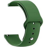 CellFAther®Silicone Watch Band Strap with Quick Release Pins Compatible with Samsung Galaxy Watch (46mm) /Gear S3…