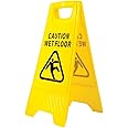 Portwest Wet Floor Warning Sign, HV20YER