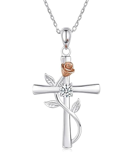 Collier Pendentif Croix Strass Pour Femme - Bijou Bohème élégant Pour Fêtes Et Quotidien - Longueur 50 Cm