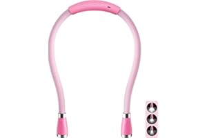 SingHong Lampada da lettura a LED a libro con luce USB ricaricabile, vivavoce, 4 lampadine a LED, 4 luminosità regolabile, per la lettura a letto o la lettura in auto (Rosa)