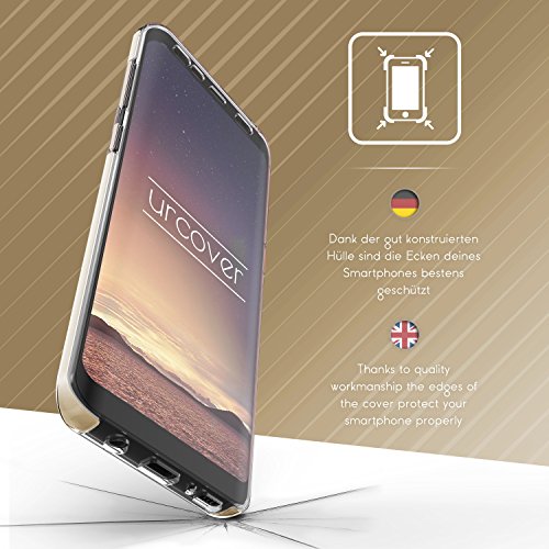 Urcover Funda Galaxy S8 Carcasa Mejorada Samsung Galaxy S8 Cover 360 Grados Carga inal mbrica Qi Case Transparente - Champa a Oro reviews Urcover Funda Galaxy S8 Carcasa Mejorada Samsung Galaxy S8 Cover 360 Grados Carga inal mbrica Qi Case Transparente - Champa a Oro