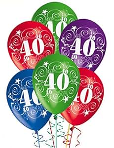ocballoons Palloncini Compleanno 40 Anni addobbi e ... ocballoons Palloncini Compleanno 40 Anni addobbi e ...