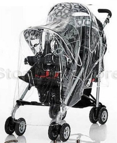 UNIVERSAL GRACO STADIUM DUO TANDEM DOUBLE RAINCOVER SAFETY 1ST COMBI RAIN COVER