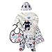 Bóboli Baby Boys PACK 4 PIECES WITH SAMLL GIFT CASE Full Clothing Set, Off-White (off White 1111), 0-3 Months (Manufacturer size: 3M)