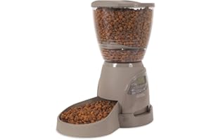 Petmate 24657 Comedero Programable Le Bistro, 4.54 kg, Marrón