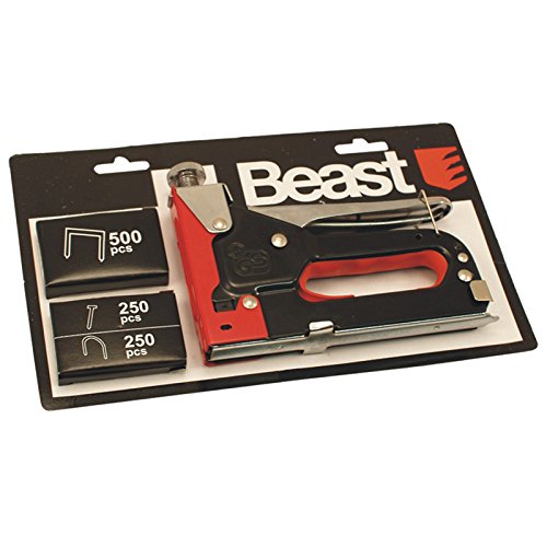 Handtacker 150mm 3 in 1 Heftklammern und Nägel Tacker Nagler Klammergerät - 2