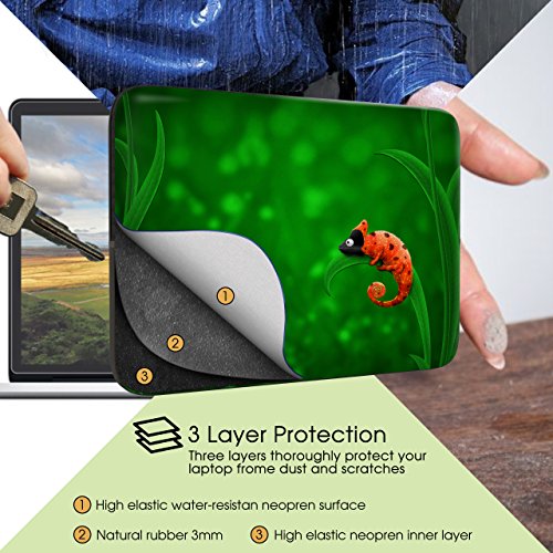 Sidorenko Laptop Tasche f  r 14 - 14 2 Zoll   Universal Notebooktasche Schutzh  lle   Laptoptasche aus Neopren  PC Computer H  lle Sleeve Case Etui  G