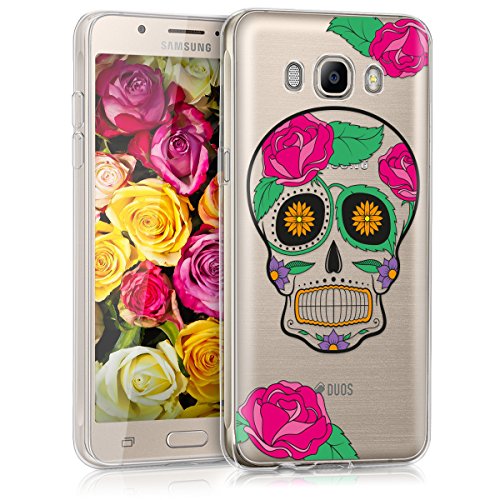 kwmobile Funda para Samsung Galaxy J5 2016 DUOS - Case para m vil en TPU silicona - Cover trasero Dise o Calavera mexicana en multicolor transparente reviews kwmobile Funda para Samsung Galaxy J5 2016 DUOS - Case para m vil en TPU silicona - Cover trasero Dise o Calavera mexicana en multicolor transparente