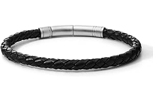 FOSSIL Bracelet pour hommes en cuir multibrins à texture