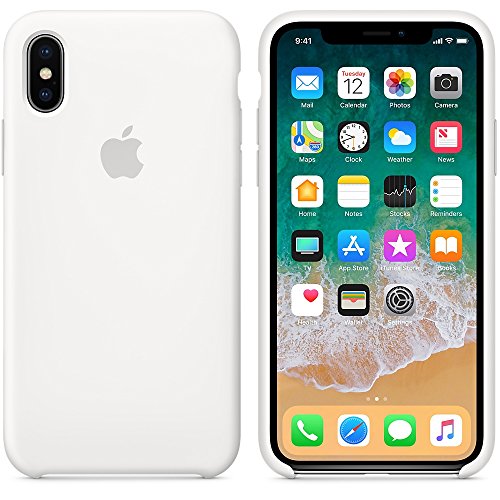 El último Verano iPhone X Funda, Slim Líquido de Silicona Gel Carcasa Anti-Rasguño y Resistente Huellas Dactilares Totalmente Protectora Caso Cover Case para iPhone X (5.8")