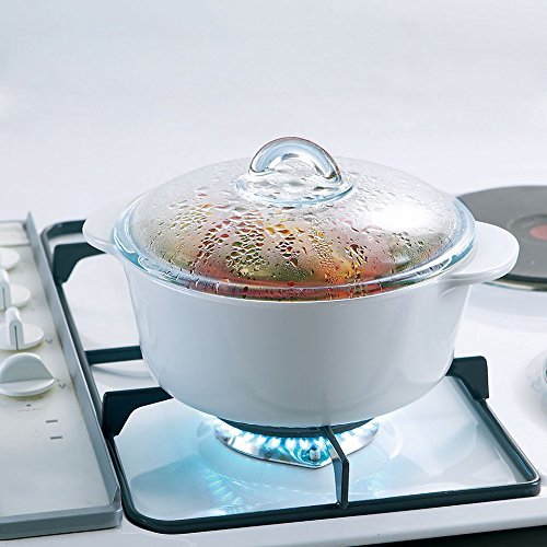 Pyrex Kasserolle – Rund – 3 L – 20 cm , Temperaturbeständig von – 40° C bis + 800° C. - 5