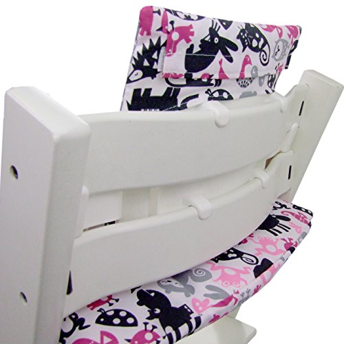 BambiniWelt Sitzkissen Auflage Sitzkissenset für Stokke Tripp Trapp Hochstuhl *20 FARBEN* Ersatzkissen Kissen 2 teilig - 8