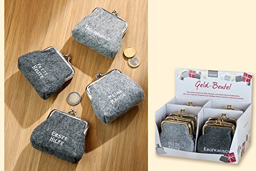 Preisvergleich Produktbild Geldbörse Filz Klipklapp 41034 Geldbeutel Portemonaie