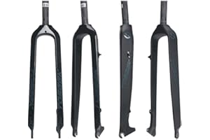 STRTG Forcella Rigida per Bicicletta Forcella Anteriore per Bicicletta Full Carbon Freno A Disco Forcella Rigida Forcella per Bicicletta MTB Accessori per Biciclette A,27.5inch