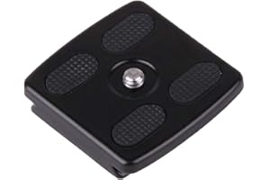 Piastra di sgancio rapido in alluminio professionale per treppiede BONFOTO B690A e treppiede ZOMEi Z818, Z669C,Q666