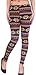 Produktbild MAC AMC Frauen/Mädchen Fleece gefüttert Schneeflocken Gestreift, Footless Leggings Warme Strumpfhose