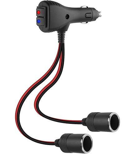 YANBORONSN 12V Zigarettenanzünder-Stecker Mit Schalter - 2er Set Für Auto & Wohnmobil