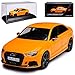 Produktbild Kyosho Audi A3 RS3 8V 8VA Limousine Solar Orange 3. Generation Ab 2012 Modell ab 2016 1/43 i-Scale Modell Auto