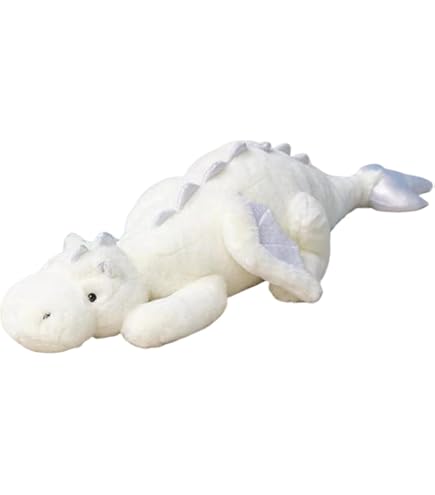 Jellycat Snow Dragon Large Plush Toy - 50cm, Super Soft White Dragon With Tags & Dust Bag