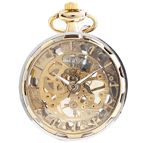 XLORDX Vintage Gold Zahnrad Ritzel Hohe Openwork Handaufzug Mechanische Taschenuhr Skelett Uhr Pullover Halskette Kette XLORDX Vintage Gold Zahnrad Ritzel Hohe Openwork Handaufzug Mechanische Taschenuhr Skelett Uhr Pullover Halskette Kette