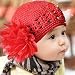 Tonsee Flower Toddlers Infant Baby Girl Lace Hair Band Headband Headwear Hat (Red)