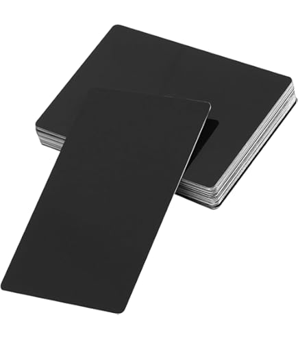 Rote Metallic Plastikkarten Blanko - Premium Qualität EC-Kartenformat 0,76mm