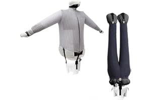 EOLO RepaSSecheur Repasse et Sèche Automatiquement Chemises Chemisiers Pantalons Rafraîchit Vêtements Repassage Vertical Professionnel à Garantie 5 Ans SA04 EFR Efficacité Energétique A+++