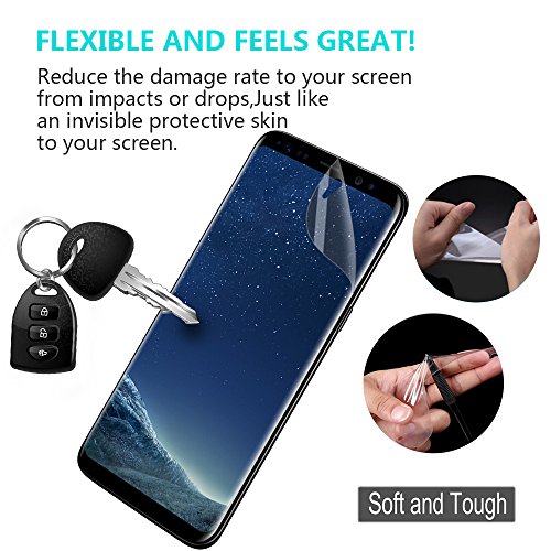 3 PACK Samsung Galaxy S8 Protector de Pantalla Edota Case Friendly Ultra Clear Not Glass TPU Film Full Covered Front Protector de pantalla Samsung Galaxy S8 reviews 3 PACK Samsung Galaxy S8 Protector de Pantalla Edota Case Friendly Ultra Clear Not Glass TPU Film Full Covered Front Protector de pantalla Samsung Galaxy S8