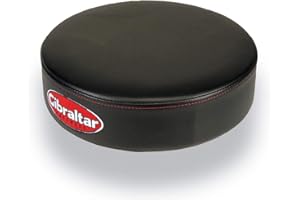 Siedzisko stołka perkusyjnego Gibraltar S9608R (okrągłe siedzisko do stołka Gibraltar 9608, siedzisko winylowe, średnica: 35 cm, wygodna wyściółka, uniwersalne mocowanie rurowe)