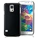 Produktbild Saxonia. Aluminium Case für Samsung Galaxy S5 (SM-G900 F H i9600) Hochwertige Brushed Alu Schutzhülle Handyhülle Back Cover | beste Qualität und Verarbeitung | Farbe:Schwarz