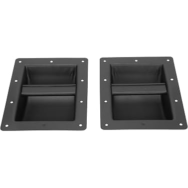 2 Poignées De Transport Pour Enceinte - En Plastique ABS, Fixation Latérale - Accessoire Remplacement Audio