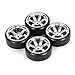 Produktbild KNOSSOS 4Pcs RC Drift Tires Set for 1/10 Traxxas HSP Tamiya On-Road Drifting Car Parts Sliver