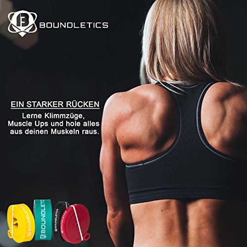 Der mehrfache Testsieger: Resistance Band – Fitnessbänder für Crossfit und Calisthenics – Klimmzug-Band in verschiedenen Widerständen zum effektiven Muskelaufbau - 9