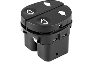 LEDFEWAG Interruttori a pulsante Alzacristalli per auto 96FG14529BC Compatibile per FORD KA FIESTA FUSION