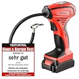 ✔ FÜR JEDE GELEGENHEIT: Egal ob im Auto, beim Camping oder in der heimischen Garage, dieser leistungsstarke Akku Kompressor aus dem Hause DUNLOP darf auf keinen Fall fehlen. Pumpe platte Auto- und Fahrradreifen auf, die Schwimmhilfen Deiner Kinder, die Luftmatratze oder den Fußball. Nachts lässt dich die zuschaltbare LED Leuchte nicht im Dunkeln stehen.