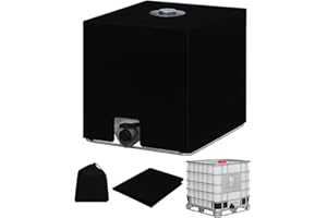 Wellzenith IBC Tank Abdeckung 1000L – UV-Schutz Abdeckung für IBC Container, wetterfest, passend für Wassertank & Fass