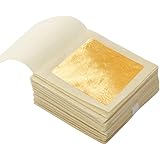 KINNO Echte Blattgold Essbar 24 Karat Goldfolie zum Basteln Lebensmittel Kuchen Backen Torten Dekorfolie Kunsthandwerk