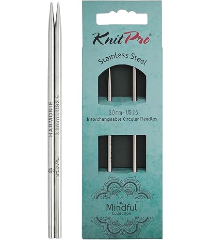 KnitPro Mindful-Ferri da Maglia circolari, 2,50 mm, 80 cm, Blu-Verde