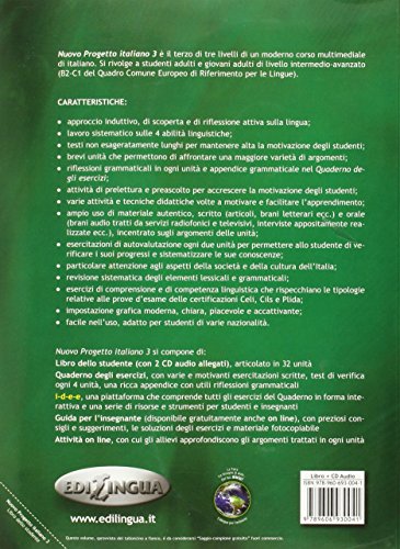 Book's Cover of Progetto Italiano 3: Advanced