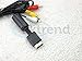 Produktbild Original AKTrend® AV/TV Audio Video Scart Kabel für SONY Playstation 2 3 PS2 PS3 3-Cinch Adapter Kabel Stecker