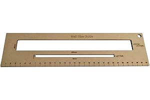 WedDecor Pip Postal Taille Charge Guide Grand & Petit Lettre Emballage Service de Colis Tarifaire en Proportion Modèle Contreplaqué avec Règle 2 Taille Dimensions, Bois Couleur