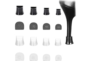 JEYORZY 8 Paia Proteggi Tacchi a Spillo, Protezione Tacchi Alti in Gomma Trasparente, Salvatacchi per Matrimonio, Protezioni per Suola