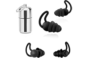 CHLFFUA Ear Plugs for Sleeping Noise Cancelling-Spiral Design for Exceptional Comfort, Silicone Earplugs for Sleeping, Snoring, Work & Studying Traveling Swimming(2 Pairs)