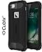 Cubix® Shock Proof Case For Apple iPhone 7 Tough Armor Tech Series Back Cover case With Premium Carbon Fiber Texture 4 Side Air Cushion Extra Soft Buttons - Black RS.650.00