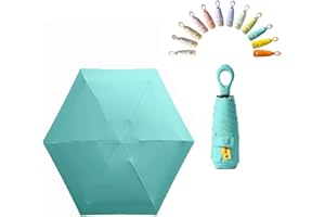 erised's bifrost Mini Faltender Regenschirm Freien UV Schutz,kreativer Ringgriff,Sonnenschutz Klein für Koffer Taschenschirm,Beschichtung Gegen Feuchtigkeitsschäden für Damen und Kinder Reise
